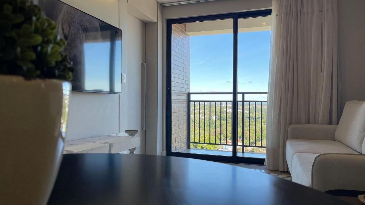 Studio No Ultimo Andar No Centro De Foz Com Vista Para O Rio Parana Lägenhet Foz do Iguaçu Exteriör bild